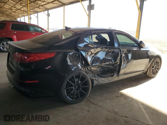 2014 Kia Optima SXL Turbo with VIN 5XXGR4A65EG277764, listed as a Copart auction lot 57944285 with 170,707 mi miles and Salvage title. Bid and sale history available at DreamBid. Image 3.