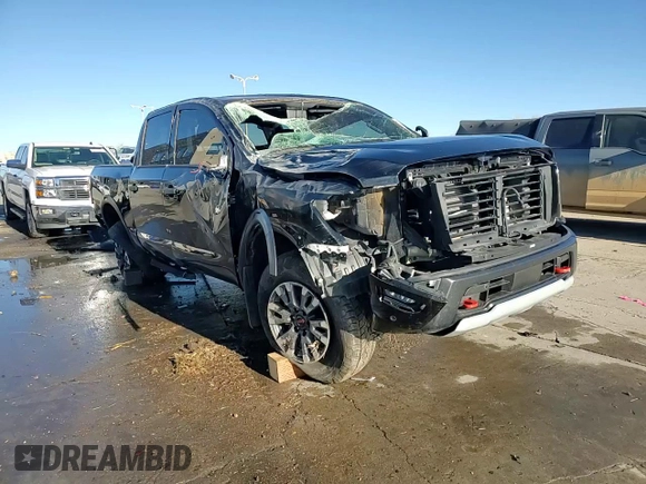 2024 Nissan Titan Pro-4X z VIN 1N6AA1ED8RN104641, wystawiony jako Copart lot #83624614 z przebiegiem 19 065 mil mil oraz Szkoda całkowita • Salvage title. Historia ofert i sprzedaży dostępna na DreamBid. Obrazek 14.