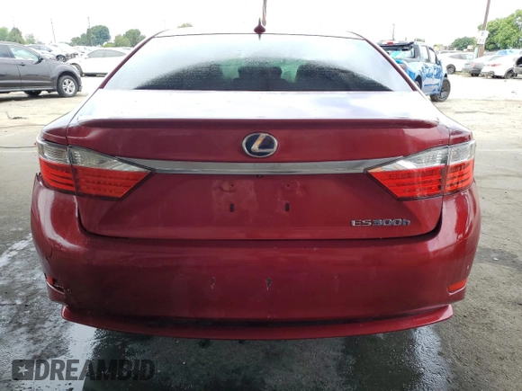 2014 Lexus ES 300h with VIN JTHBW1GG0E2061097, listed as a Copart auction lot 59004505 with 181,248 mi miles and Salvage title. Bid and sale history available at DreamBid. Image 6.