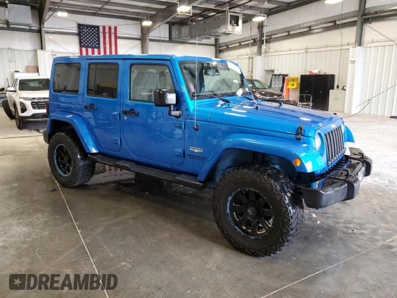 2015 Jeep Wrangler Unlimited Sahara with VIN 1C4BJWEG2FL727095, listed as a Copart auction lot 55088245 with 102,488 mi miles and Clean title. Bid and sale history available at DreamBid. Image 4.