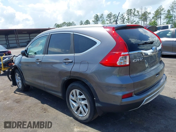 2015 Honda CR-V EX-L with VIN 2HKRM3H73FH531090, listed as a IAAI auction lot 41936657 with 150,253 mi miles and . Bid and sale history available at carsss.com. Image 3.