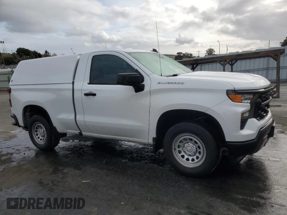 2023 Chevrolet Silverado 1500 Work Truck with VIN 3GCNAAEK6PG353481, listed as a Copart auction lot 49649735 with 102,903 mi miles and Clean Title. Bid and sale history available at carsss.com. Image 4.