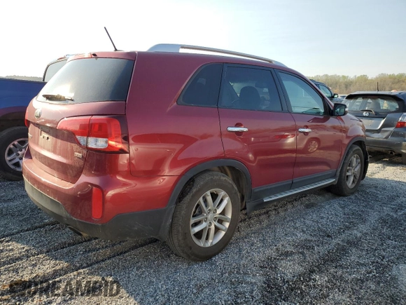 2014 Kia Sorento LX with VIN 5XYKT4A61EG436318, listed as a Copart auction lot 50628305 with 169,726 mi miles and Salvage Title. Bid and sale history available at carsss.com. Image 3.