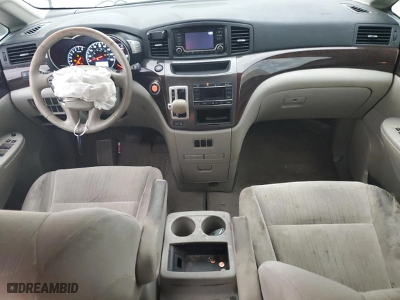 2017 Nissan Quest SV with VIN JN8AE2KP9H9168243, listed as a Copart auction lot 49855554 with 188,742 mi miles and Salvage Title. Bid and sale history available at carsss.com. Image 8.