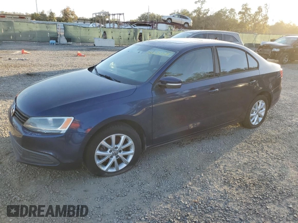 2011 Volkswagen Jetta SE with VIN 3VWDX7AJ8BM022225, listed as a Copart auction lot 84355224 with 101,887 mi miles and Clean title. Bid and sale history available at DreamBid. Image 1.