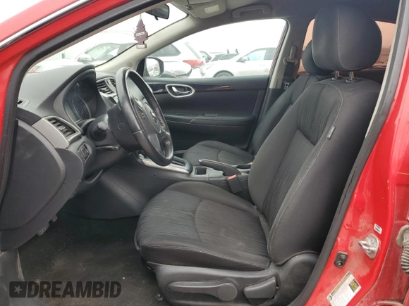 2018 Nissan Sentra SV with VIN 3N1AB7APXJL663246, listed as a Copart auction lot 47737365 with 0 mi miles and Salvage Title. Bid and sale history available at carsss.com. Image 7.