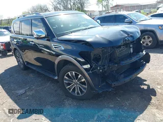 2018 Nissan Armada SL with VIN JN8AY2NC3JX501702, listed as a IAAI auction lot 41972908 with 120,157 mi miles and . Bid and sale history available at DreamBid. Image 1.