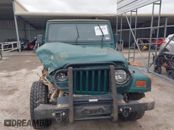 1997 Jeep Wrangler SE with VIN 1J4FY29P1VP408966, listed as a IAAI auction lot 41683640 with 106,910 mi miles. Bid and sale history available at carsss.com. Image 12.