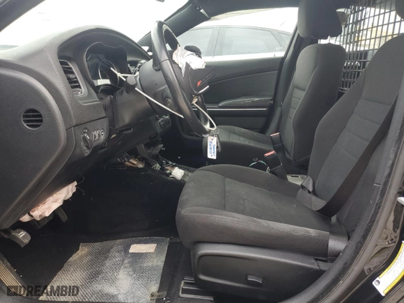 2020 Dodge Charger Police with VIN 2C3CDXKT7LH183760, listed as a Copart auction lot 81618524 with 54,955 mi miles and Salvage Title. Bid and sale history available at carsss.com. Image 7.