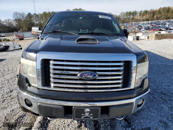 2010 Ford F-150 XL with VIN 1FTEX1E8XAFD52152, listed as a Copart auction lot 43053875 with 183,199 mi miles and Salvage Title. Bid and sale history available at carsss.com. Image 5.