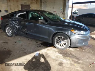 2019 Ford Fusion SE with VIN 3FA6P0HD5KR244720, listed as a IAAI auction lot 41845516 with 57,124 mi miles. Bid and sale history available at carsss.com. Image 1.
