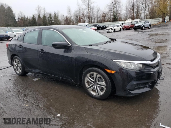 2016 Honda Civic LX with VIN 19XFC2F54GE223935, listed as a Copart auction lot 85038574 with 71,777 mi miles and Salvage Title. Bid and sale history available at carsss.com. Image 4.