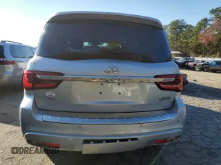2020 Infiniti QX80 LUXE with VIN JN8AZ2NE0L9255374, listed as a Copart auction lot 79107194 with Not Provided miles and Salvage Title. Bid and sale history available at carsss.com. Image 6.