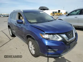 2020 Nissan Rogue S with VIN 5N1AT2MV2LC762192, listed as a Copart auction lot 48795525 with Not Provided miles and Salvage Title. Bid and sale history available at DreamBid. Image 4.