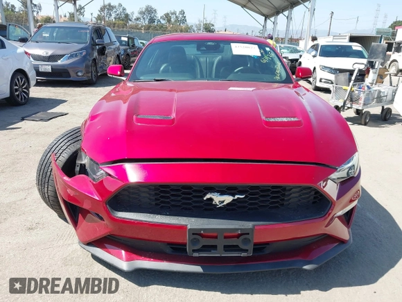 2021 Ford Mustang EcoBoost with VIN 1FA6P8TH7M5125744, listed as a IAAI auction lot 42520877 with 31,953 mi miles and . Bid and sale history available at DreamBid. Image 12.