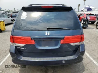2009 Honda Odyssey EX-L with VIN 5FNRL38729B413361, listed as a Copart auction lot 62954844 with 166,242 mi miles and Salvage Title. Bid and sale history available at carsss.com. Image 6.