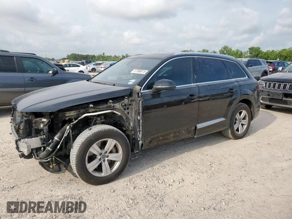 2019 Audi Q7 Premium with VIN WA1AHAF74KD022371, listed as a Copart auction lot 57596815 with 140,650 mi miles and Salvage title. Bid and sale history available at DreamBid. Image 1.