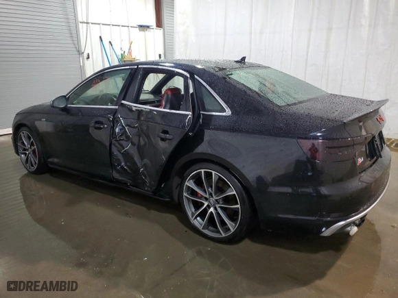 2018 Audi S4 Premium Plus with VIN WAUB4AF46JA002776, listed as a Copart auction lot 42753083 with 35,590 mi miles. Bid and sale history available at carsss.com. Image 2.