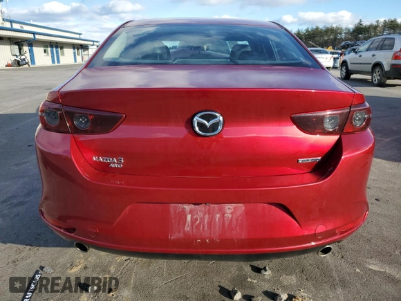 2021 Mazda 3 Preferred with VIN 3MZBPBCM9MM205816, listed as a Copart auction lot 84468874 with 34,351 mi miles and Salvage Title. Bid and sale history available at DreamBid. Image 6.
