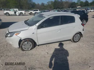 2024 Mitsubishi Mirage ES z VIN ML32AUHJ8RH023201, wystawiony jako Copart lot #52052375 z przebiegiem 1 724 mil mil oraz Szkoda całkowita • Salvage title. Historia ofert i sprzedaży dostępna na DreamBid. Obrazek 1.