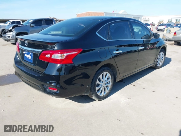 2019 Nissan Sentra SV with VIN 3N1AB7APXKY239344, listed as a IAAI auction lot 41680484 with 58,386 mi miles and . Bid and sale history available at DreamBid. Image 4.