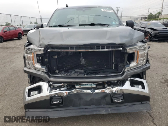 2019 Ford F-150 XL with VIN 1FTEW1E41KFC39126, listed as a Copart auction lot 61358815 with 43,765 mi miles and Salvage title. Bid and sale history available at DreamBid. Image 5.