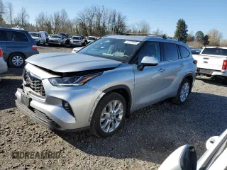 2023 Toyota Highlander L with VIN 5TDKDRBH1PS047176, listed as a Copart auction lot 47275345 with 19,473 mi miles and Salvage title. Bid and sale history available at DreamBid. Image 1.