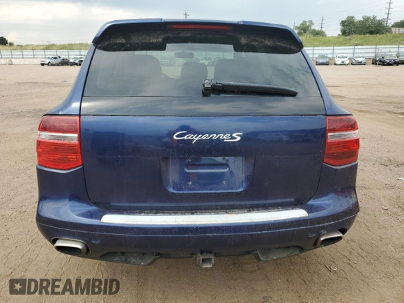 2008 Porsche Cayenne S with VIN WP1AB29P48LA46367, listed as a Copart auction lot 65036355 with Not provided miles and Clean title. Bid and sale history available at DreamBid. Image 6.