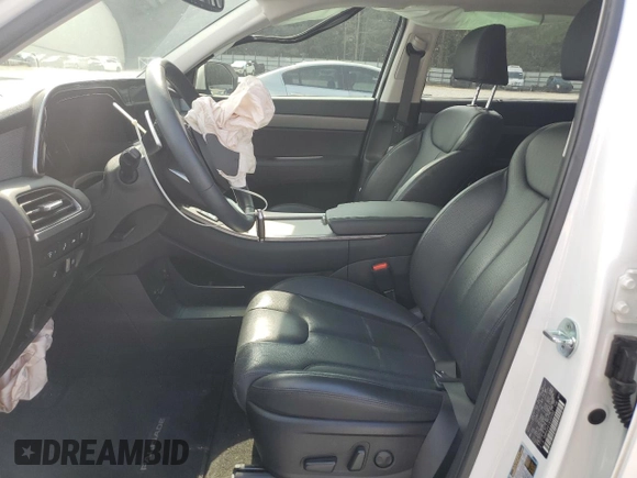 2022 Hyundai Palisade SEL with VIN KM8R4DHE1NU455583, listed as a Copart auction lot 57660355 with 43,705 mi miles and Salvage title. Bid and sale history available at DreamBid. Image 7.