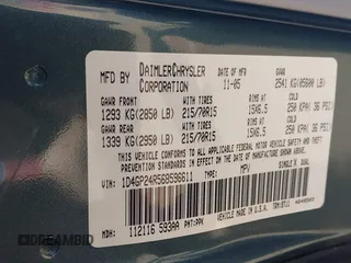 2006 Dodge Grand Caravan SE with VIN 1D4GP24R56B596611, listed as a IAAI auction lot 42057777 with 163,258 mi miles and . Bid and sale history available at DreamBid. Image 9.