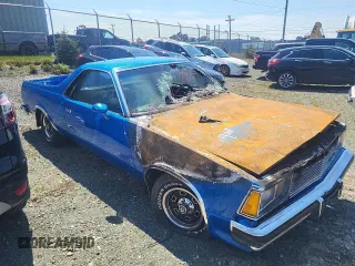 1981 Chevrolet El Camino z VIN 1GCCW80HXBZ404115, wystawiony jako Copart lot #58426095 z przebiegiem Nie podano mil oraz Szkoda całkowita • Salvage title. Historia ofert i sprzedaży dostępna na DreamBid. Obrazek 4.