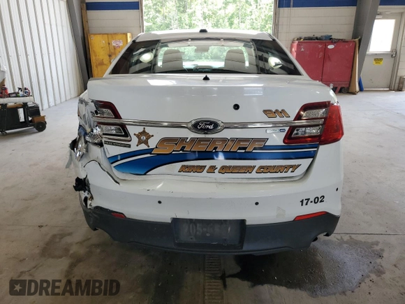 2016 Ford Police Interceptor with VIN 1FAHP2MKXGG148363, listed as a Copart auction lot 63733715 with 191,306 mi miles and Salvage title. Bid and sale history available at DreamBid. Image 6.