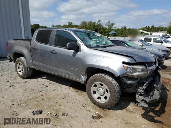 2021 Chevrolet Colorado 4WD Work Truck with VIN 1GCGTBEN1M1217644, listed as a Copart auction lot 54350535 with 101,429 mi miles and Salvage title. Bid and sale history available at DreamBid. Image 4.