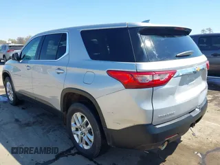 2021 Chevrolet Traverse LS with VIN 1GNERFKW1MJ255148, listed as a IAAI auction lot 41894997 with 74,333 mi miles. Bid and sale history available at carsss.com. Image 3.