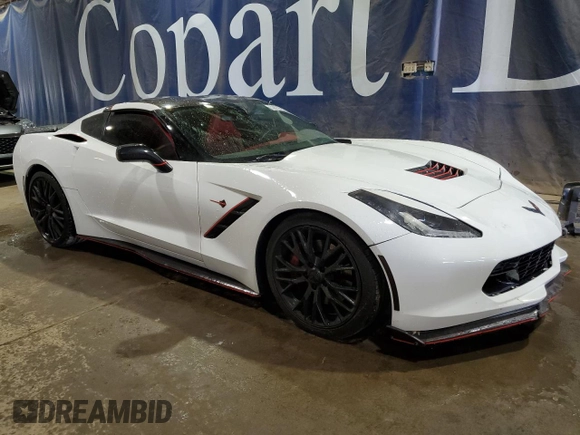2016 Chevrolet Corvette Z51 3LT z VIN 1G1YM2D74G5107861, wystawiony jako Copart lot #52014925 z przebiegiem 40 824 mil mil oraz Czysty tytuł • Clean title. Historia ofert i sprzedaży dostępna na DreamBid. Obrazek 4.