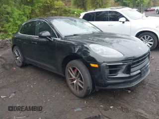 2022 Porsche Macan S z VIN WP1AG2A54NLB23505, wystawiony jako IAAI lot #42190848 z przebiegiem 33 880 mil mil oraz . Historia ofert i sprzedaży dostępna na DreamBid. Obrazek 1.
