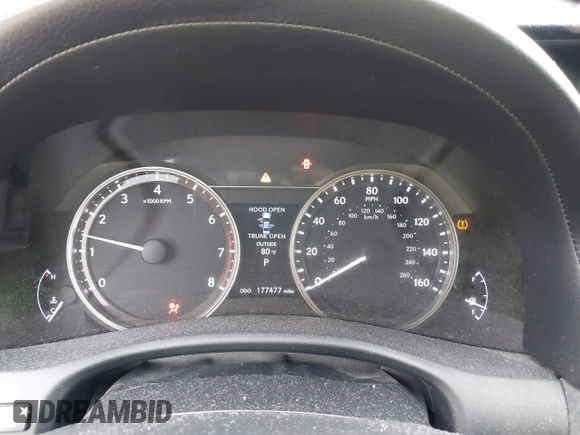 2014 Lexus GS 350 with VIN JTHBE1BL5E5043040, listed as a IAAI auction lot 42407759 with 177,477 mi miles and . Bid and sale history available at DreamBid. Image 7.