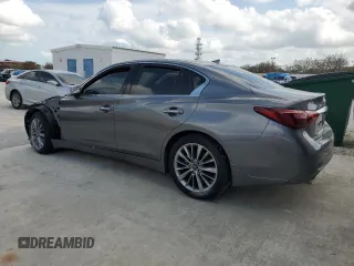 2023 Infiniti Q50 Luxe with VIN JN1EV7BP9PM510525, listed as a Copart auction lot 47134914 with Not Provided miles and Non Repairable. Bid and sale history available at DreamBid. Image 2.