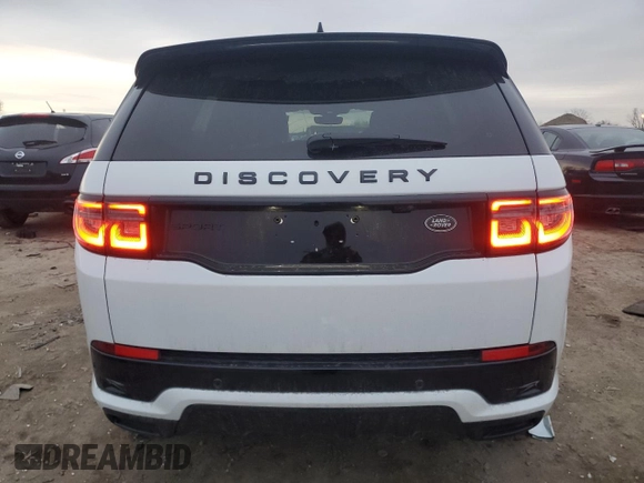 2023 Land Rover Discovery Sport S R-Dynamic with VIN SALCT2FX1PH919787, listed as a Copart auction lot 44249035 with 23,725 mi miles and Salvage Title. Bid and sale history available at carsss.com. Image 6.