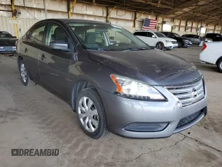 2015 Nissan Sentra SR with VIN 3N1AB7AP8FL693482, listed as a Copart auction lot 54710715 with 108,799 mi miles and Salvage Title. Bid and sale history available at DreamBid. Image 4.