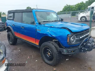 2022 Ford Bronco with VIN 1FMEE5DP7NLB05406, listed as a IAAI auction lot 42607701 with 38,206 mi miles and . Bid and sale history available at DreamBid. Image 1.
