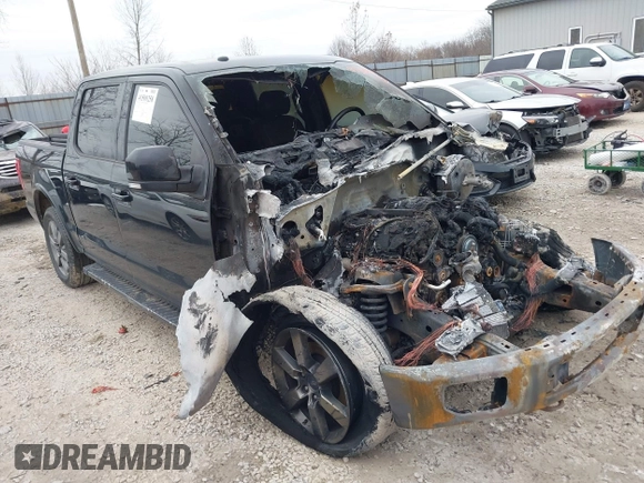 2017 Ford F-150 XL with VIN 1FTEW1EF3HFC22399, listed as a IAAI auction lot 41509258 with 77,948 mi miles. Bid and sale history available at carsss.com. Image 1.