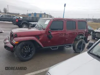 2021 Jeep Wrangler Unlimited Sahara with VIN 1C4HJXEN5MW609102, listed as a IAAI auction lot 41446454 with 31,846 mi miles and . Bid and sale history available at DreamBid. Image 15.