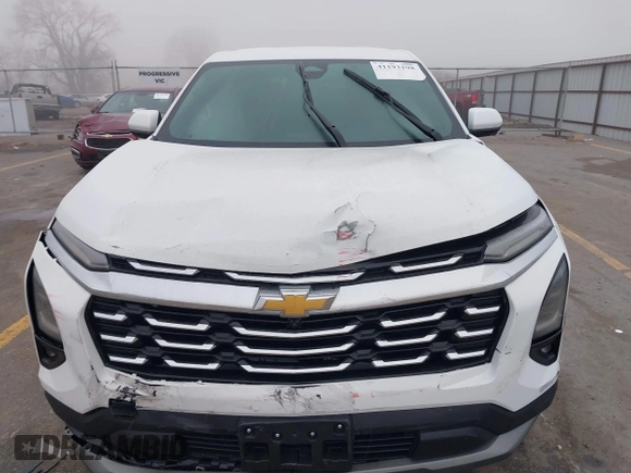 2025 Chevrolet Equinox AWD LT with VIN 3GNAXPEG1SL102774, listed as a IAAI auction lot 41193198 with 3,279 mi miles. Bid and sale history available at carsss.com. Image 12.