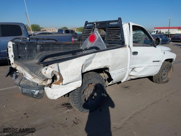 1998 Dodge Ram 1500 with VIN 1B7HC16Y3WS616138, listed as a IAAI auction lot 40725586 with 212,206 mi miles. Bid and sale history available at carsss.com. Image 4.
