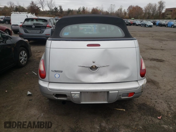 2007 Chrysler PT Cruiser with VIN 3C3JY45X07T621881, listed as a Copart auction lot 77560494 with 76,653 mi miles and Salvage Title. Bid and sale history available at carsss.com. Image 6.