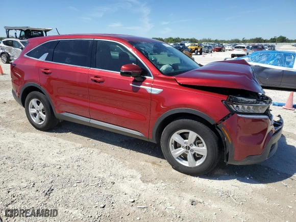 2023 Kia Sorento LX with VIN 5XYRG4LC2PG241191, listed as a Copart auction lot 50075205 with 16,136 mi miles and Salvage Title. Bid and sale history available at carsss.com. Image 4.
