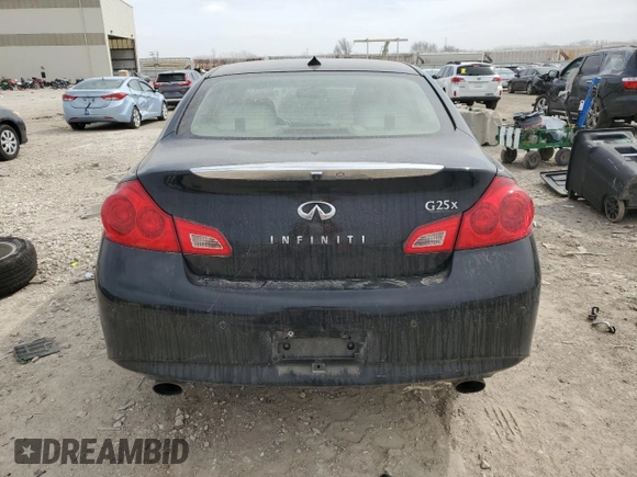 2011 Infiniti G25 Sedan x with VIN JN1DV6AR4BM451983, listed as a Copart auction lot 49531035 with 101,079 mi miles and Salvage Title. Bid and sale history available at carsss.com. Image 6.