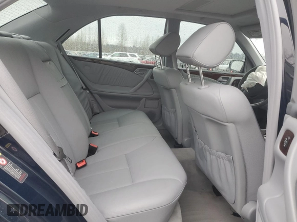 2002 Mercedes-Benz E-Class with VIN WDBJF82J62X063720, listed as a Copart auction lot 84763074 with 0 mi miles and Salvage Title. Bid and sale history available at carsss.com. Image 10.