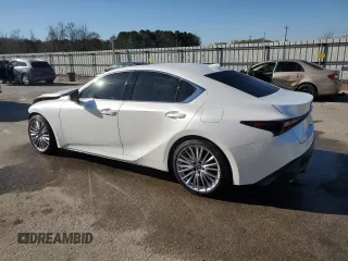 2023 Lexus IS with VIN JTHDA1D20P5123910, listed as a Copart auction lot 49429445 with 18,477 mi miles and Salvage Title. Bid and sale history available at carsss.com. Image 2.